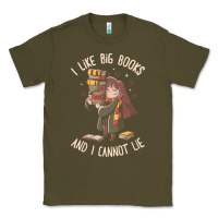 Army Green i like big books Classic Tee - linhVisuals