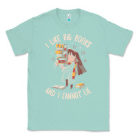 Seafoam i like big books Classic Tee - linhVisuals