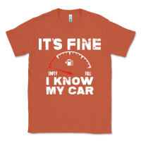 Copper Empty gas gauge it’s fine i know my car low fuel joke Classic Tee - linhVisuals
