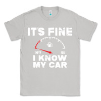 Moon Dust Empty gas gauge it’s fine i know my car low fuel joke Classic Tee - linhVisuals
