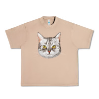 Burro American Shorthair Cat Face Urban Heavy Tee - LillyAllenDesigns