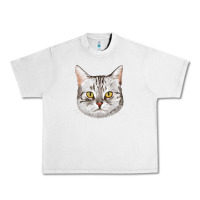 Lunar Rock American Shorthair Cat Face Urban Heavy Tee - LillyAllenDesigns