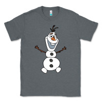 Charcoal Heather olaf Classic Tee - linhVisuals
