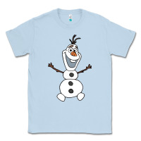 Dusty Blue olaf Classic Tee - linhVisuals