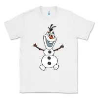 White olaf Classic Tee - linhVisuals