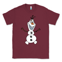 Burgundy olaf Classic Tee - linhVisuals