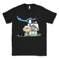 Black back to the peanuts Classic Tee - linhVisuals