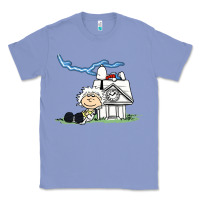 Colony Blue back to the peanuts Classic Tee - linhVisuals