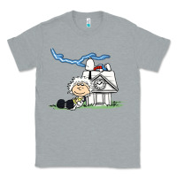 Heather Grey back to the peanuts Classic Tee - linhVisuals