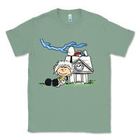 Sage back to the peanuts Classic Tee - linhVisuals
