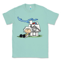 Seafoam back to the peanuts Classic Tee - linhVisuals
