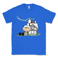 True Royal back to the peanuts Classic Tee - linhVisuals