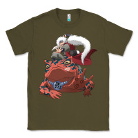 Army Green jiraiya gamabunta Classic Tee - linhVisuals