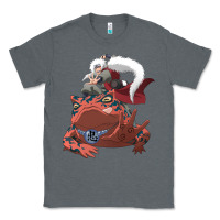 Charcoal Heather jiraiya gamabunta Classic Tee - linhVisuals
