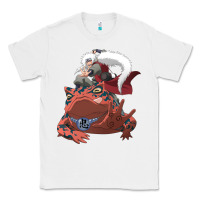 White jiraiya gamabunta Classic Tee - linhVisuals