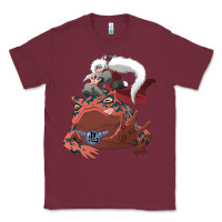 Burgundy jiraiya gamabunta Classic Tee - linhVisuals