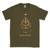 Army Green eldenring Classic Tee - linhVisuals