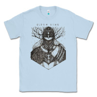 Dusty Blue eldenring Classic Tee - linhVisuals