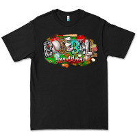 Black baseball grandma Premium Tee - CowhideDigitalArt