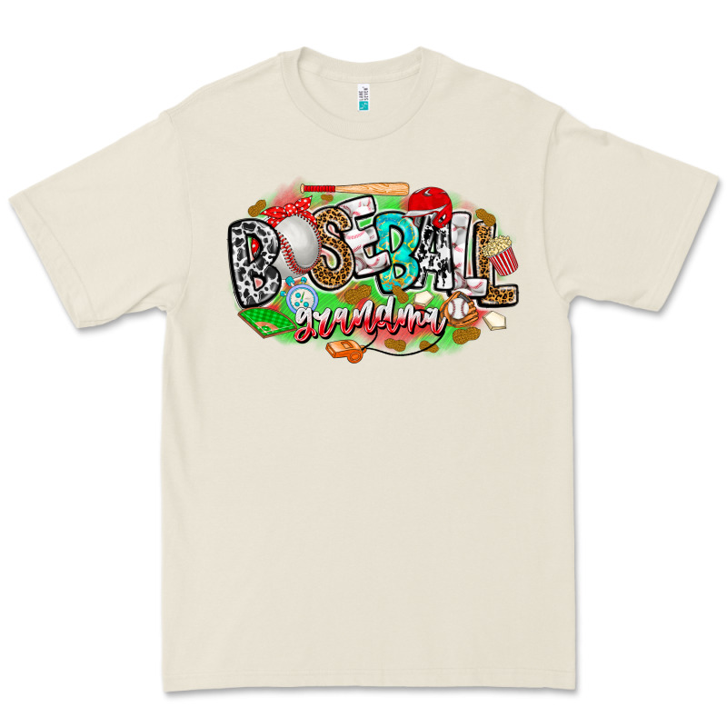 Baseball Grandma Premium Tee by CowhideDigitalArt | Teevron