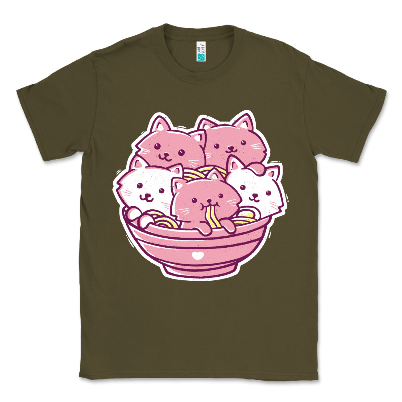 Kawaii Cat Ramen   Cute Gift Classic Tee by linhVisuals | Teevron
