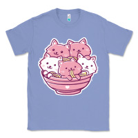 Colony Blue kawaii cat ramen   cute gift Classic Tee - linhVisuals