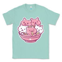 Seafoam kawaii cat ramen   cute gift Classic Tee - linhVisuals