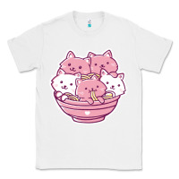 White kawaii cat ramen   cute gift Classic Tee - linhVisuals