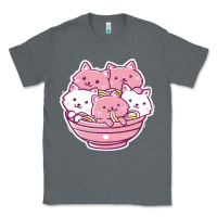 Charcoal Heather kawaii cat ramen   cute gift Classic Tee - linhVisuals