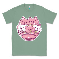 Sage kawaii cat ramen   cute gift Classic Tee - linhVisuals