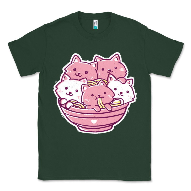 Kawaii Cat Ramen   Cute Gift Classic Tee by linhVisuals | Teevron