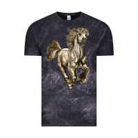 Cloud Black percheron horse Vintage Tee - LillyAllenDesigns