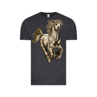 Vintage Black percheron horse Vintage Tee - LillyAllenDesigns
