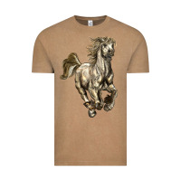 Vintage Coffee percheron horse Vintage Tee - LillyAllenDesigns