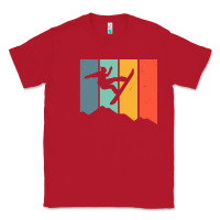Red snowboarding gift t  shirt snowboard tshirt for a snowboarder t  shirt Classic Tee - linhVisuals