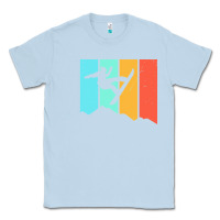 Dusty Blue snowboarding gift t  shirt snowboard tshirt for a snowboarder t  shirt Classic Tee - linhVisuals