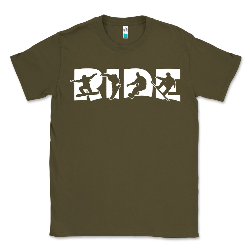 Ride Snowboard Snowboarding Classic Tee by linhVisuals | Teevron