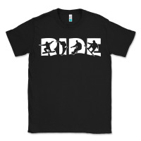 Black ride snowboard snowboarding Classic Tee - linhVisuals