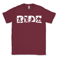 Burgundy ride snowboard snowboarding Classic Tee - linhVisuals