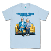 Dusty Blue the good place Classic Tee - linhVisuals