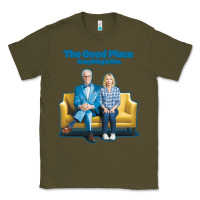 Army Green the good place Classic Tee - linhVisuals