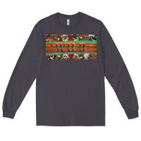 Smoke western wild and floral leopard  cowhide licanse plate Long Sleeve Tee - Artiststas