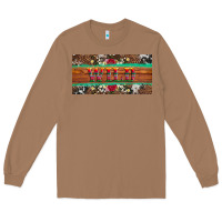 Toasted Coconut western wild and floral leopard  cowhide licanse plate Long Sleeve Tee - Artiststas