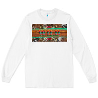 White western wild and floral leopard  cowhide licanse plate Long Sleeve Tee - Artiststas