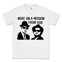 White Elwood & Jake Classic Tee - linhVisuals