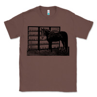 Chestnut beautiful jim key  performing horse Classic Tee - linhVisuals