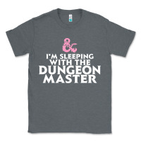 Charcoal Heather I'm sleeping with the dungeon master Classic Tee - linhVisuals