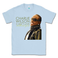 Dusty Blue Charlie Wilson Classic Tee - linhVisuals