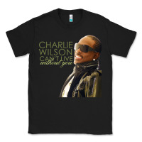 Black Charlie Wilson Classic Tee - linhVisuals