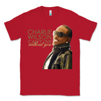 Red Charlie Wilson Classic Tee - linhVisuals